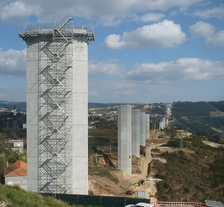 Corgo Viaduct in Portugal